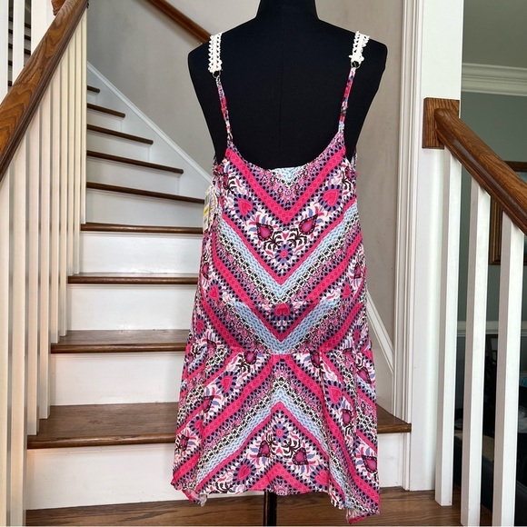 Becca Secret Garden Pink Beach Cover Up - Picture 5 of 11